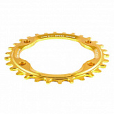 Звезда передняя A2Z NW chainring, 34T, gold, NW-34T-96-6