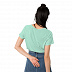 Футболка женская Jack Wolfskin Nata River Shortsleeve W light jade stripes