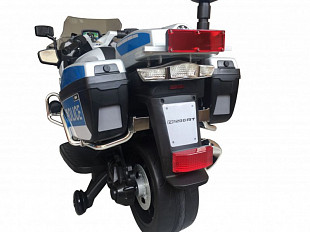 Электромобиль-каталка Chi Lok bo BMW R-1200 white/blue