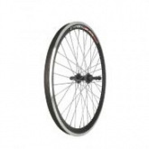 Заднее колесо 20", обод двойной black, втулка, гайка,black  ZXX18855
