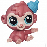 Кукла Littlest Pet Shop Макака Кэш с шапочкой (B2168 A8229)