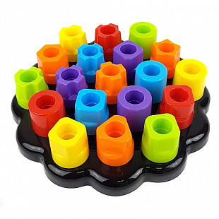 Головоломка Qunxing Toys Цветные колышки M10A