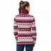 Джемпер женский Jack Wolfskin Nordic Jacket Women garnet red all over