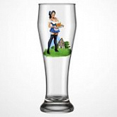 Бокал пивной Декостек Pin-up beer Дом 500 мл 303-Д