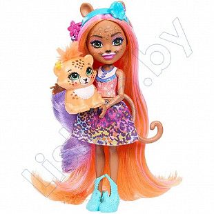 Игровой набор Enchantimals Гламурные прически Гепарда Чериш (HNV30)
