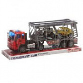 Инерционный машиновоз Shenzhen Toys с двумя джипами 8268-104