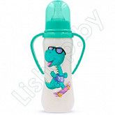 Бутылочка для кормления Baby Planet с ручками и узким горлышком 250 мл., 3 мес.+ (8428/4)