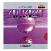 На картинке изображен Накладка для ракеток Butterfly Challenger Attack red Накладка для ракеток Butterfly Challenger Attack red