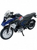 Масштабная модель мотоцикла Maisto 1:18 BMW R 1200 GS 2017 (39300) metallic grey/metallic blue