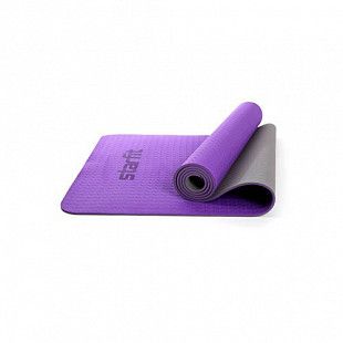Коврик для йоги и фитнеса Starfit Core FM-201 TPE purple/gray (173х61х0,5)