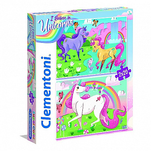 Мозаика Clementoni Единороги 24754