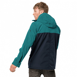 Ветрозащитная куртка мужская Jack Wolfskin Desert Wind Jacket M emerald green