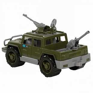 Автомобиль-пикап Полесье Защитник военный с 2-мя пулемётами (KZ) 63960