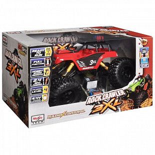 Радиоуправляемая машина Maisto Rock Crawler 3XL 81157 Red