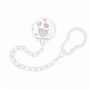 Прищепка для пустышки Canpol babies Newborn Baby 10/877 White