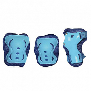 Комплект защиты для роликовых коньков Amigo G-force (Boy) Blue