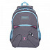 Школьный рюкзак для девочек GRIZZLY RG-966-2 grey