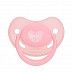 Пустышка силиконовая ортодонтическая 18+ мес. Canpol babies Pastelove (22/421) pink