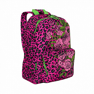 Рюкзак школьный GRIZZLY RD-830-1 /4 fuchsia leopard