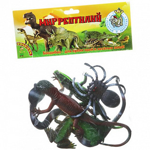Набор животных Bondibon "Ребятам о Зверятах", рептилии ВВ1629