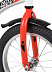 Велосипед Novatrack Strike 16" (2020) 163STRIKE.WTR20 white/red