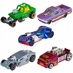 Набор машинок Hot Wheels Exposed Engines 5 шт. (1806 HLY79)