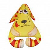 Мягкая игрушка Мнушки Собака Ушастик Жёлтая АБ000040
