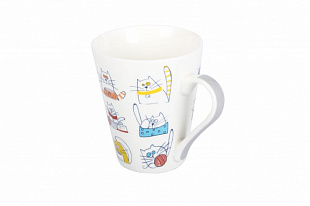 Кружка Bradex Фарфоровая Кошки 340 мл TK 0312