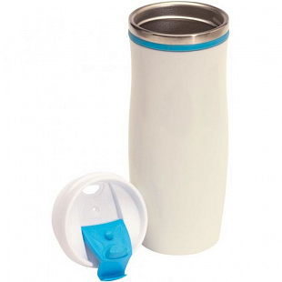 Термокружка Inspirion Crema 304117 White/Light Blue