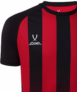 Футболка игровая Jogel Camp Striped Jersey JC1ST0121.R2 red/black
