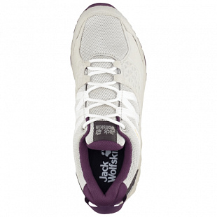 Водонепроницаемые кроссовки женские Jack Wolfskin Cascade Hike Texapore Low W beige / purple
