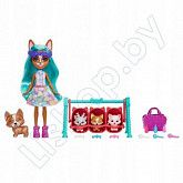 Игровой набор Enchantimals Друзья малыши Корги Криция (HLK83 HLK86)