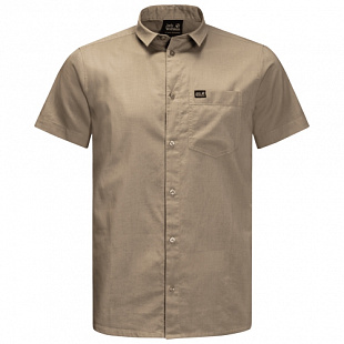 Рубашка мужская Jack Wolfskin Nata River Shirt M sand dune stripes