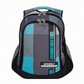 Рюкзак школьный GRIZZLY RU-925-2 /1 blue square