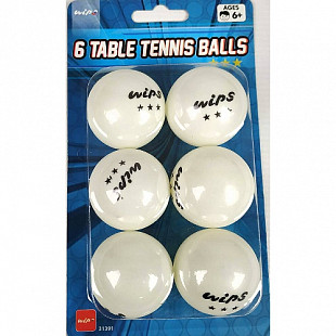 Шарики для настольного тенниса Wips 6 шт 3 звезды