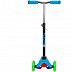Самокат-кикборд Novatrack Disco-kids Print 120H.DISCOKIDS.SGBL20 black/green/blue