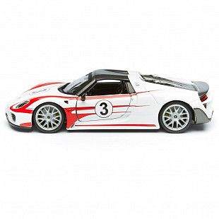 Машинка Bburago 1:24 Porsche 918 Weissach (18-28009)