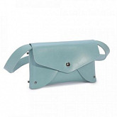 Поясная сумка женская Ors Oro OMS-0150 grey-blue