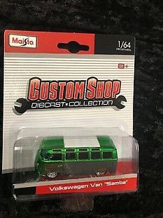 Машинка Maisto 1:64  Volkswagen Van "Samba" (15504)