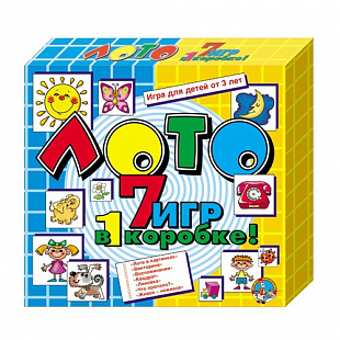 Лото Десятое Королевство "7 игр в 1 коробке" 00042 (большое)