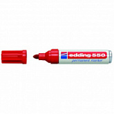 Маркер перманентный Edding 550 3-4 мм red