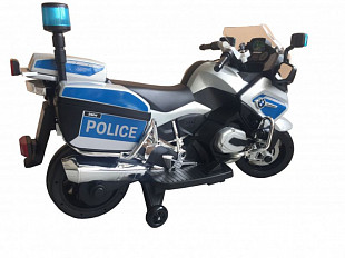 Электромобиль-каталка Chi Lok bo BMW R-1200 white/blue