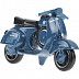 Машинка Hot Wheels Базовой коллекции Vespa 90 ss Super Sprint 1966 71/250 (5785 HTD23) mainline 2024