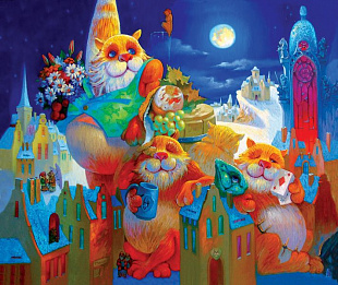 Пазл DaVICI Праздник полной луны 195 деталей