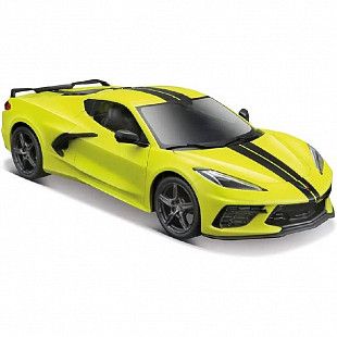 Машинка Maisto 1:24 2020 Chevrolet Corvette C8 (31527) yellow