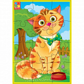 Мягкие пазлы А5 Vladi Toys Любимцы Кот VT1103-52