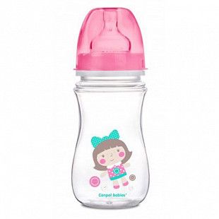 Бутылочка антиколиковая Canpol babies Easy Start 240 мл 35/206 Pink