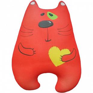 Мягкая игрушка Мнушки Кот Милашка красный АБ000047