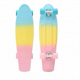 Penny board (пенни борд) RGX PNB-05 22" Pink/Yellow/Blue