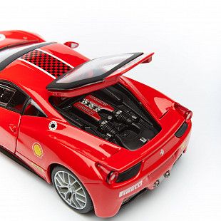 Коллекционная машина Bburago 1:24 Ferrari 458 Challenge (18-26302) red